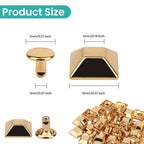 Pyramid Bag Feet Rivets – Decorative Metal Studs - 25pcs