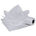 25m x 29cm Organza Sheer Roll - White