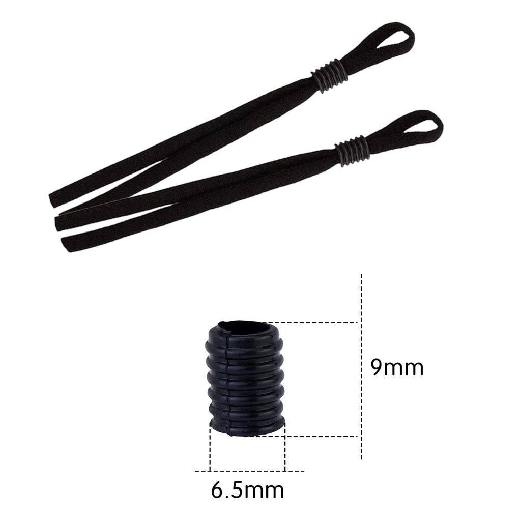 5mm Elastic Band with Plastic Cord Stopper - (Pack of 10)