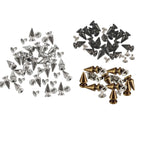 Plastic Thin Cone Punk Studs with Base Pin - (Pack of 100)