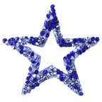 60mm Iron-On Star Motif