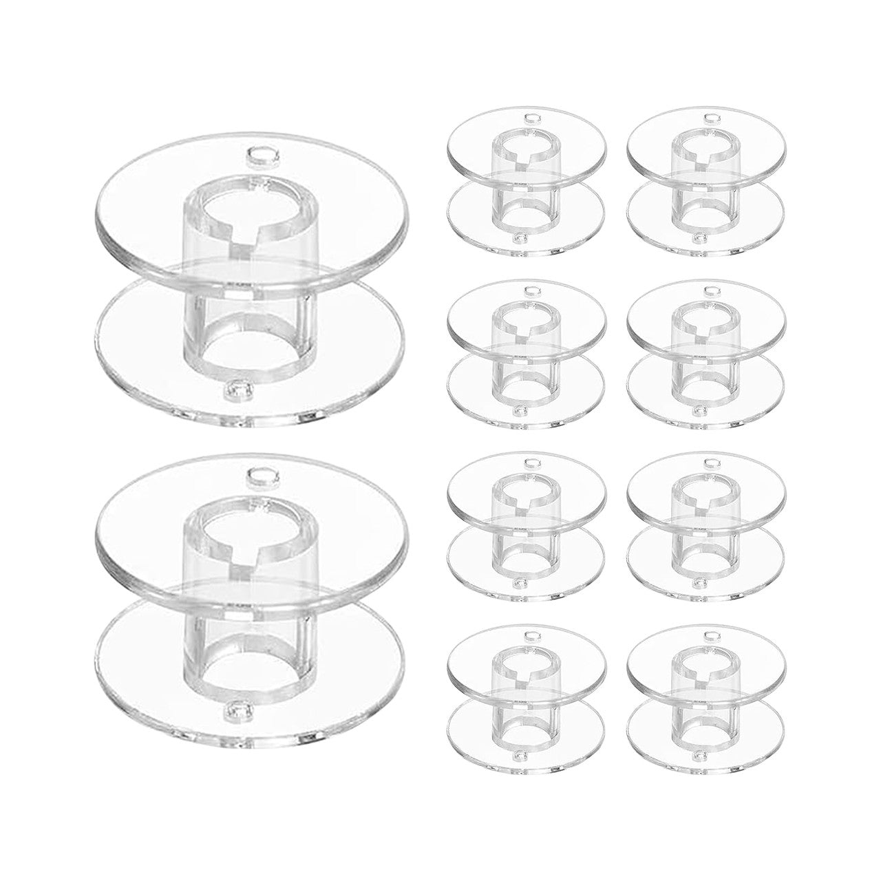 Transparent Sewing Machine Bobbins (10pcs)