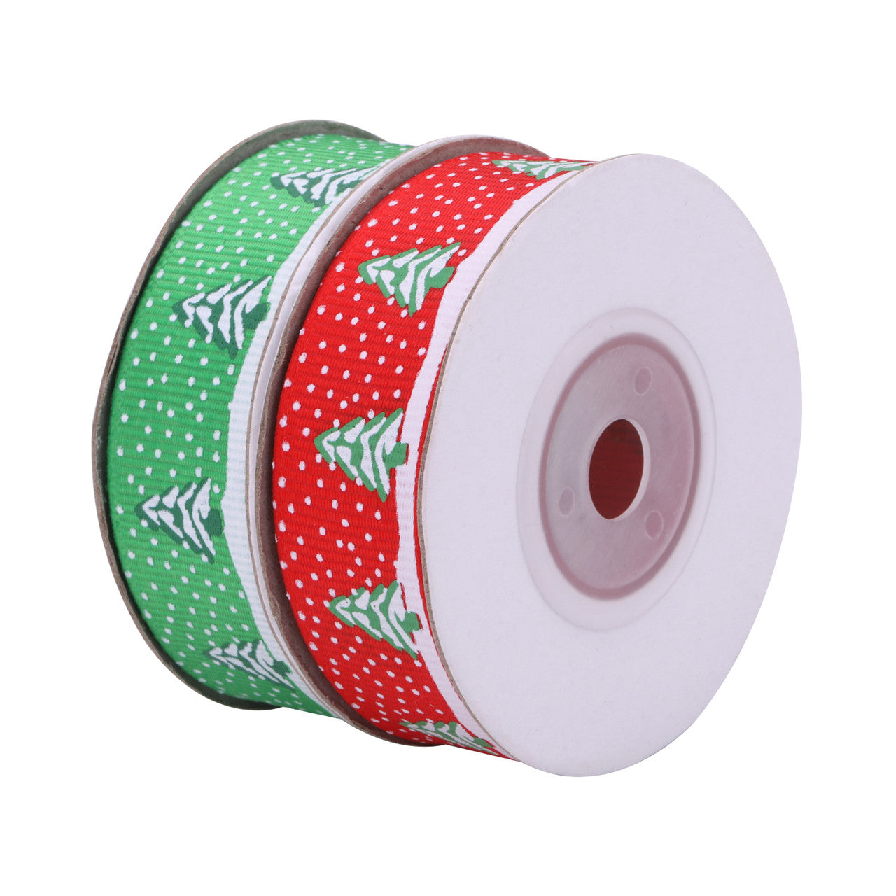 20mm Double Sided Ribbon - Christmas Trees