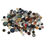 Plastic Buttons, Mixed - 100g
