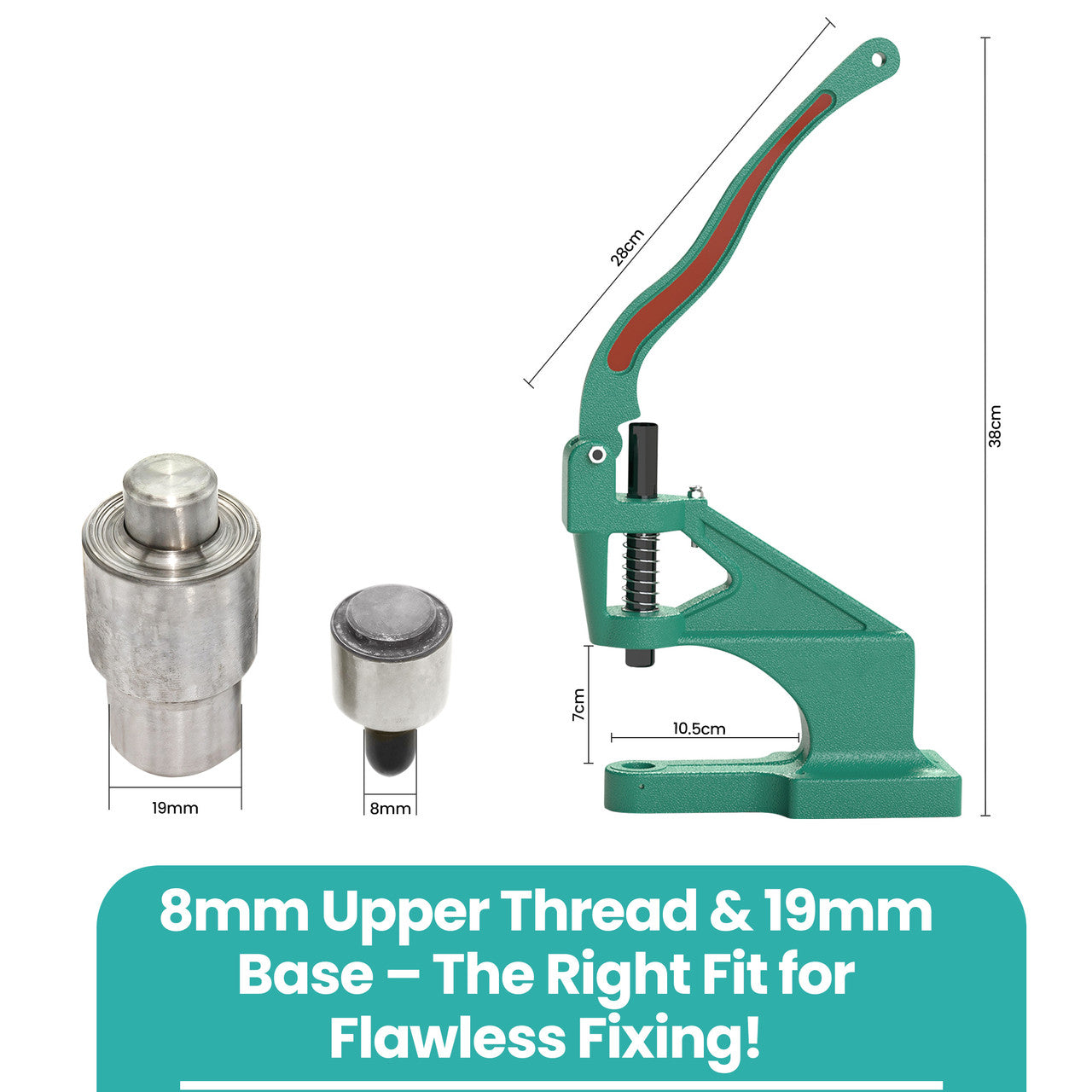 The Green Machine Hand Press® with Eyelet Setting Die Set