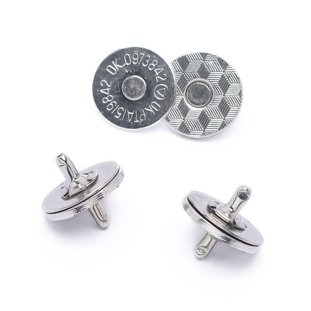 Magnetic Clasp Snap Fastener Button Double Rivet Closures