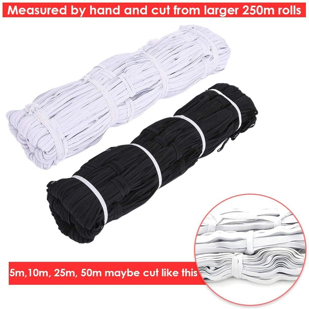 6mm Flat Elastic Cord