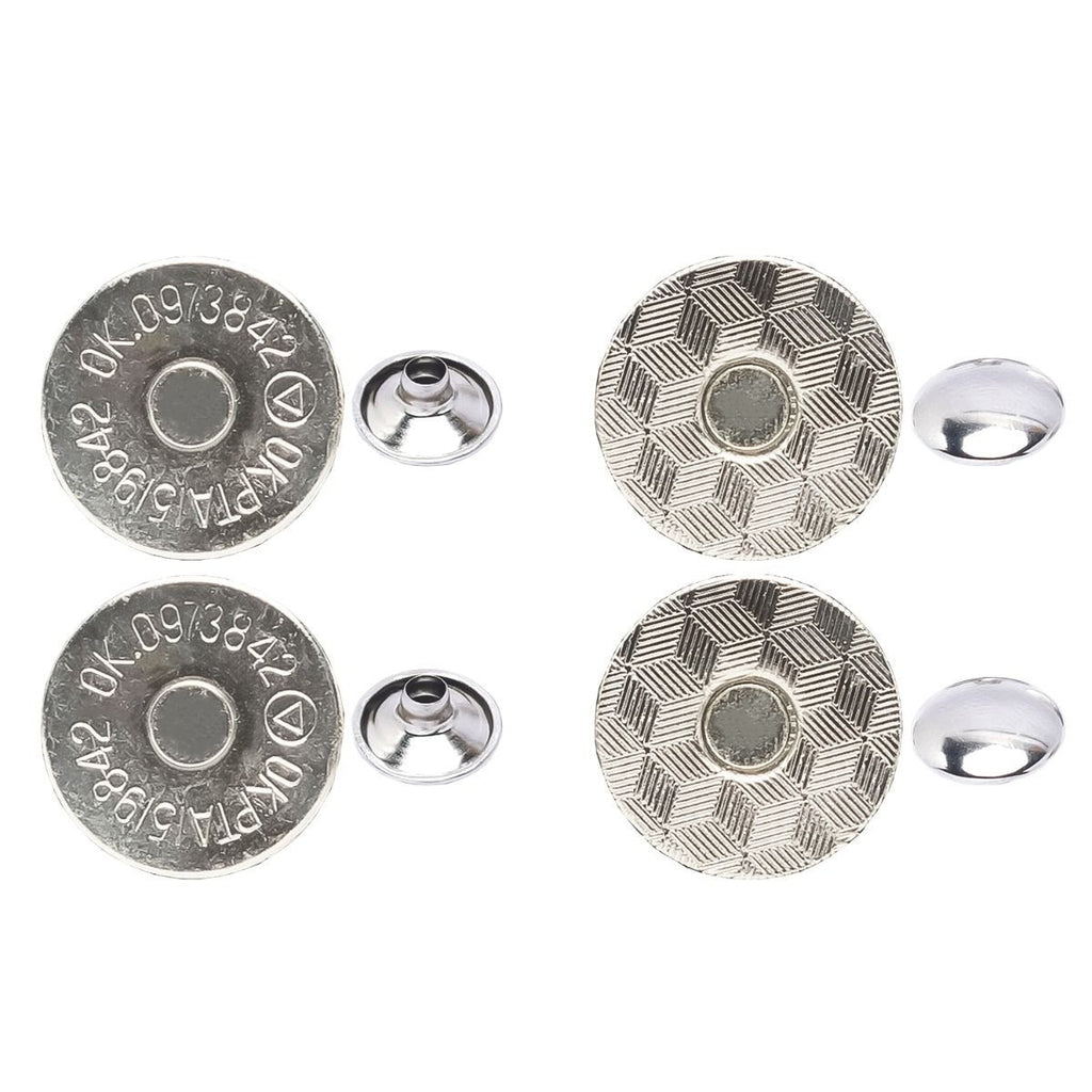 Magnetic Clasp Snap Fastener Button Double Rivet Closures