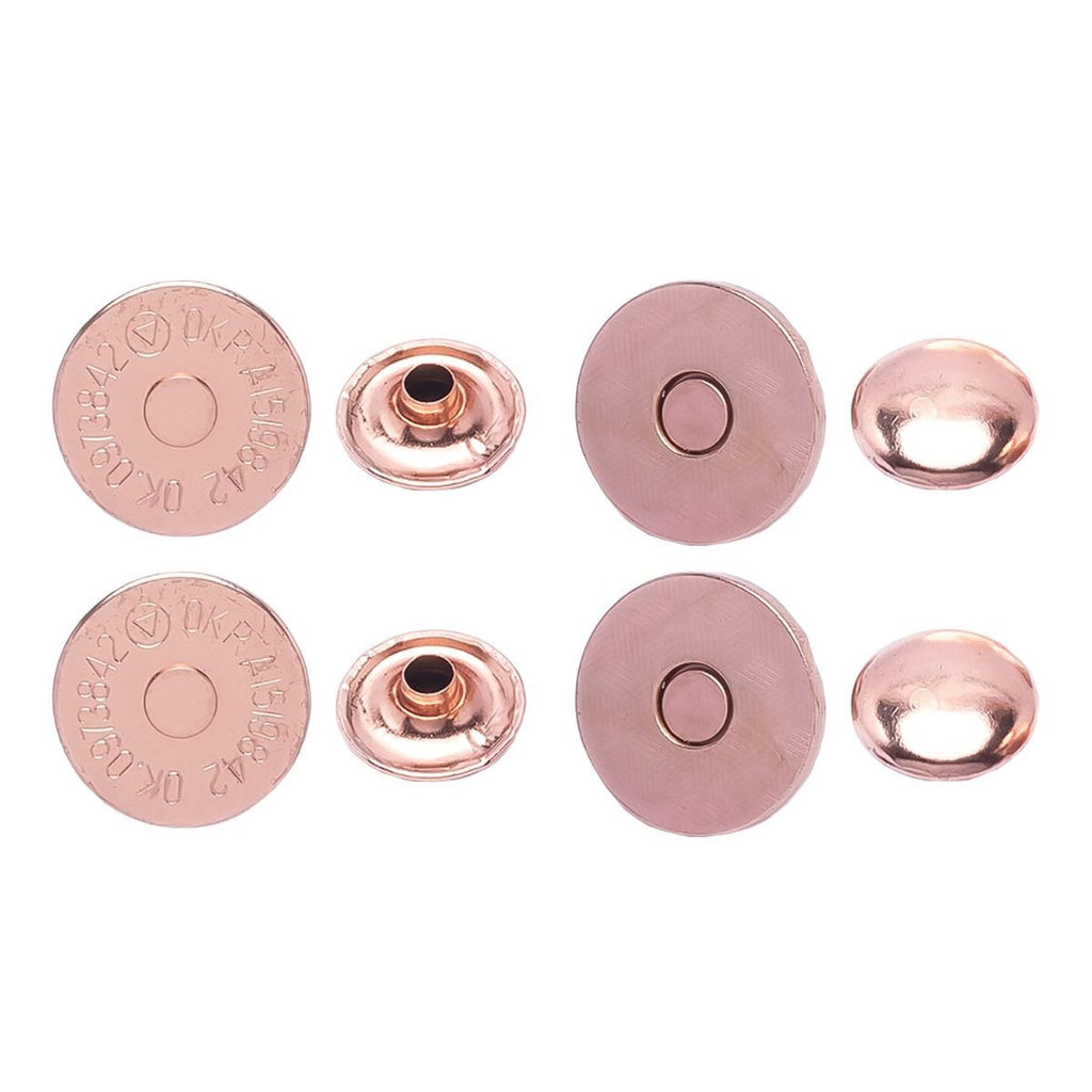 Magnetic Clasp Snap Fastener Button Double Rivet Closures