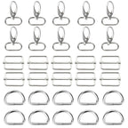 Metal Snap Hook, Slider Buckle & D Ring Pack (Pack of 30)