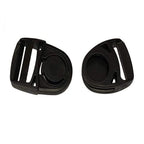 25mm Plastic Side Release Buckles & Triglide Sliders (Pack of 2)