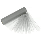 29cm Organza Snow Sheer Rolls Bundle - Silver (Pack of 5 x 25m Rolls)