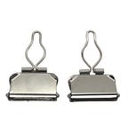 38mm Dungaree Foldable Buckle Clips, Silver - (Pack of 2)