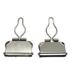 38mm Dungaree Foldable Buckle Clips, Silver - (Pack of 2)