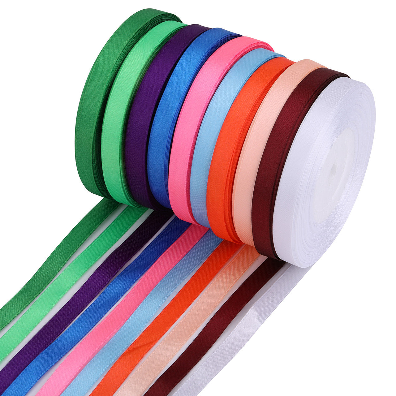 25m x 10mm Double Sided Satin Ribbons - Event Decor Shop – Trimming Shop