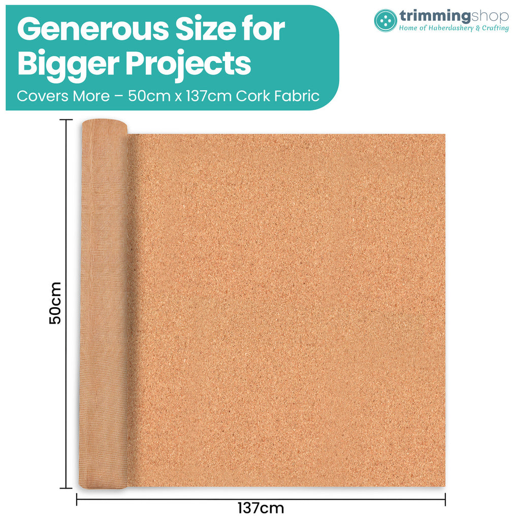 Lightweight 180gsm Cork Fabric Roll