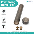 Half Round Bag Feet Hand Punch Tool - 12mm / 15mm