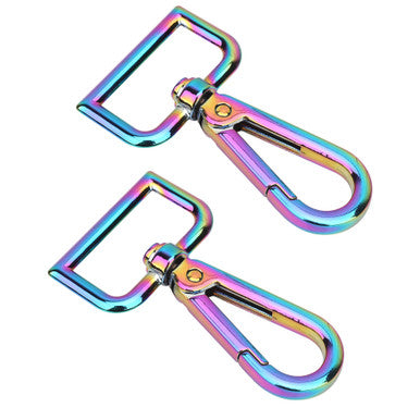 25mm Rainbow Lobster Swivel Clasp (Pack of 2)