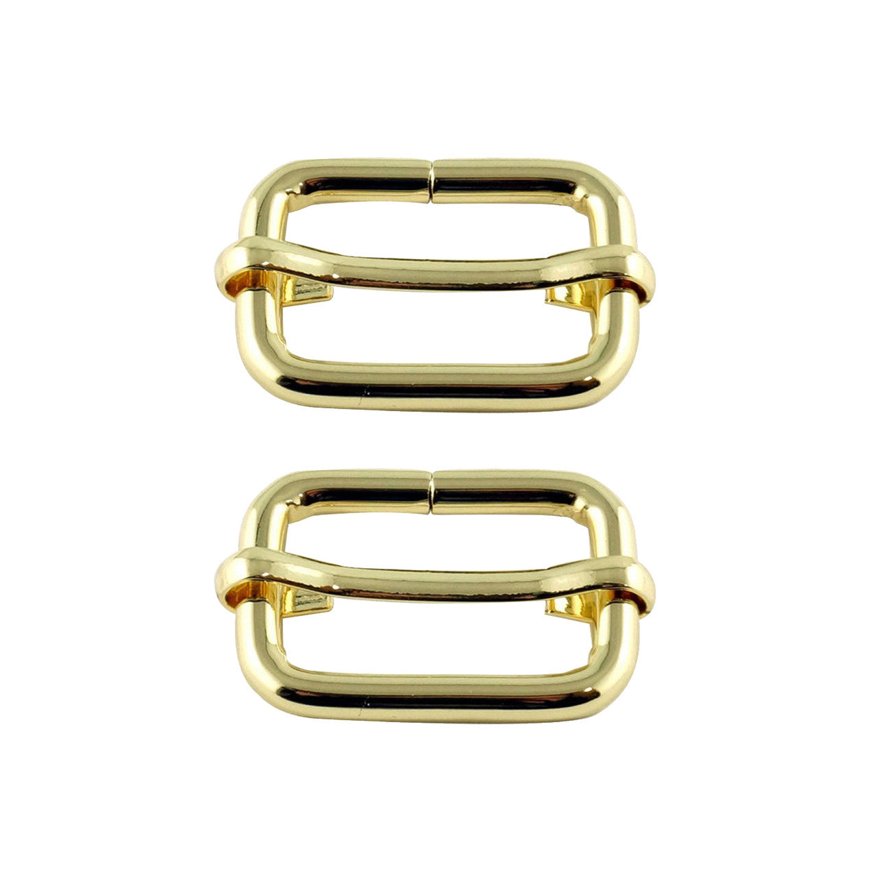 Non-Welded Metal Triglide Slider Buckles (Pack of 2)