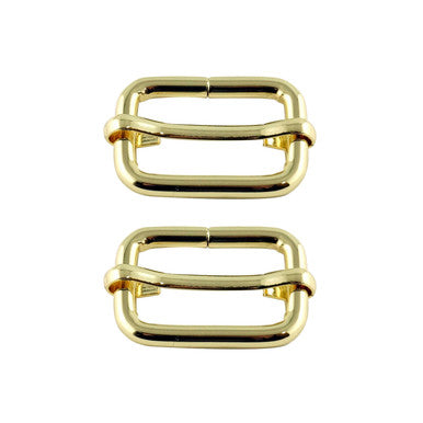 Non-Welded Metal Triglide Slider Buckles (Pack of 2)