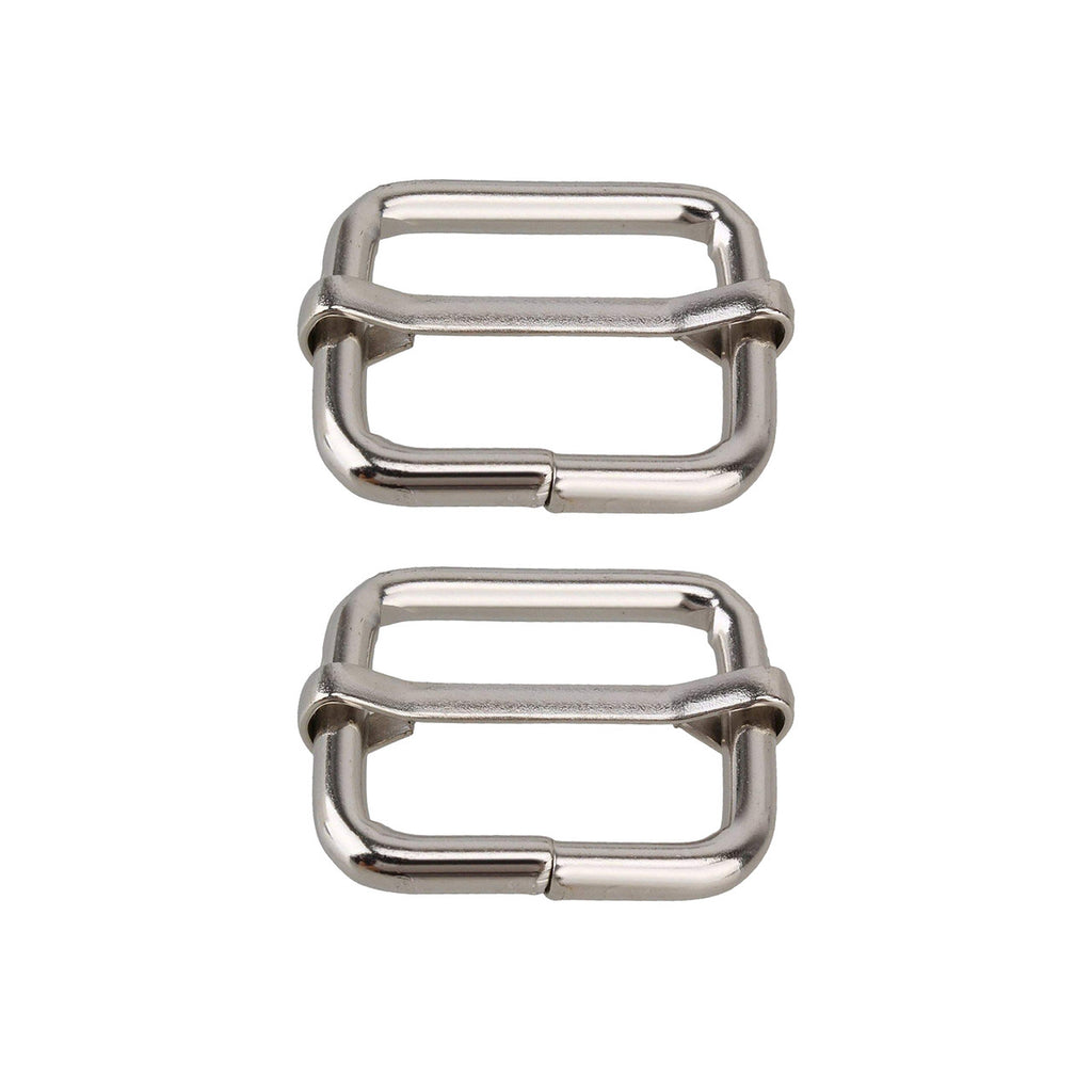 Non-Welded Metal Triglide Slider Buckles (Pack of 2)