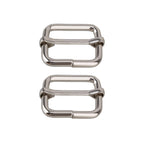 Non-Welded Metal Triglide Slider Buckles (Pack of 2)