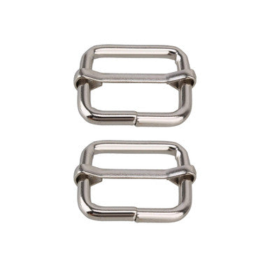 Non-Welded Metal Triglide Slider Buckles (Pack of 2)