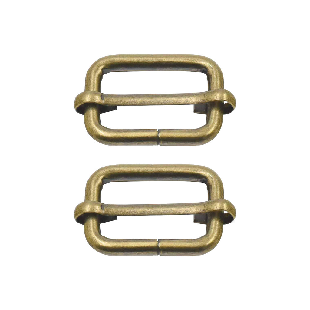Non-Welded Metal Triglide Slider Buckles (Pack of 2)
