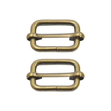 Non-Welded Metal Triglide Slider Buckles (Pack of 2)
