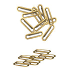 Brass Oval Eyelets with Washers and Fixing Hand Tool (Pack of 50)
