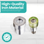 Double Cap Tubular Rivets Die Tool Set for Green Machine Hand Press