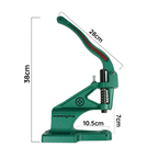 The Green Machine Hand Press® with Eyelet Setting and Hole Punching Die Sets