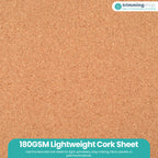 Lightweight 180gsm Cork Fabric Roll