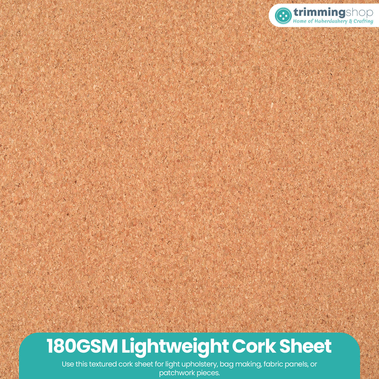 Lightweight 180gsm Cork Fabric Roll