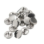 15mm Silver Press Stud Caps - Large (Pack of 1)
