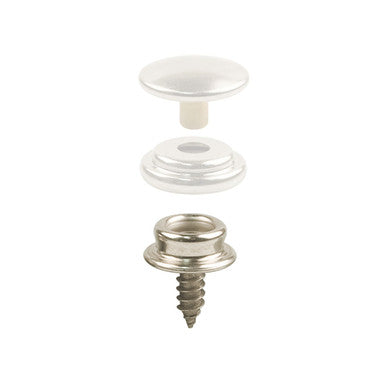 15mm Screw Press Studs Male Stud Only (Pack of 10)