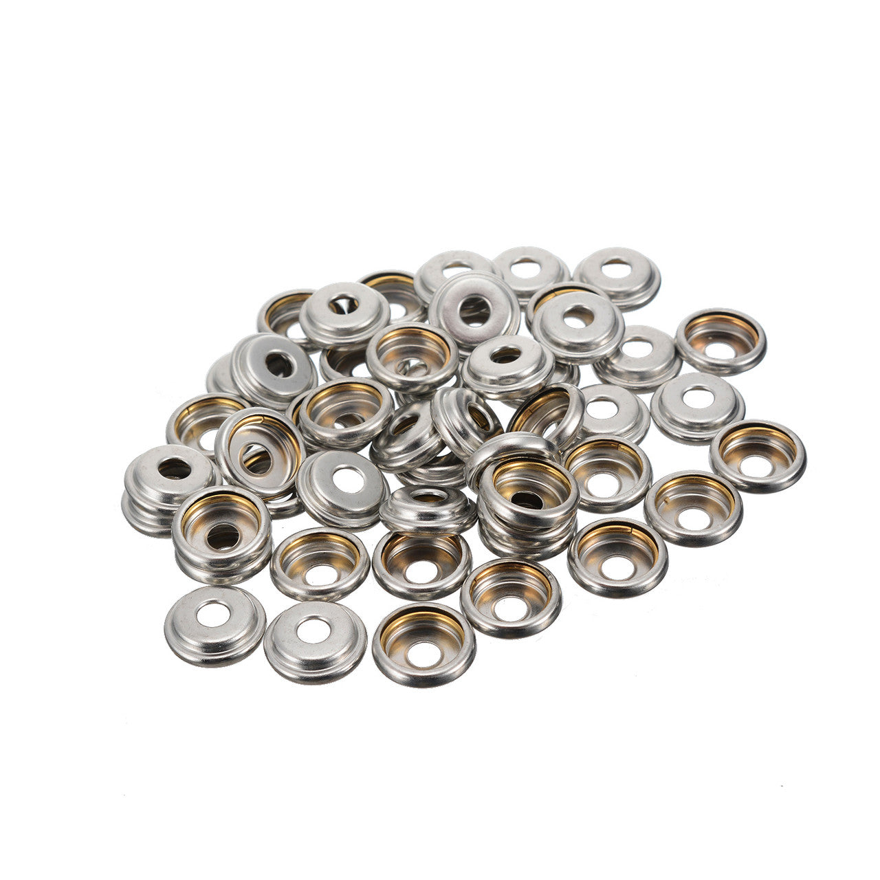 15mm Silver Press Stud Sockets - Large (Pack of 1)
