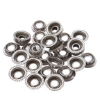 15mm Silver Press Stud Male Studs - Large (Pack of 1)