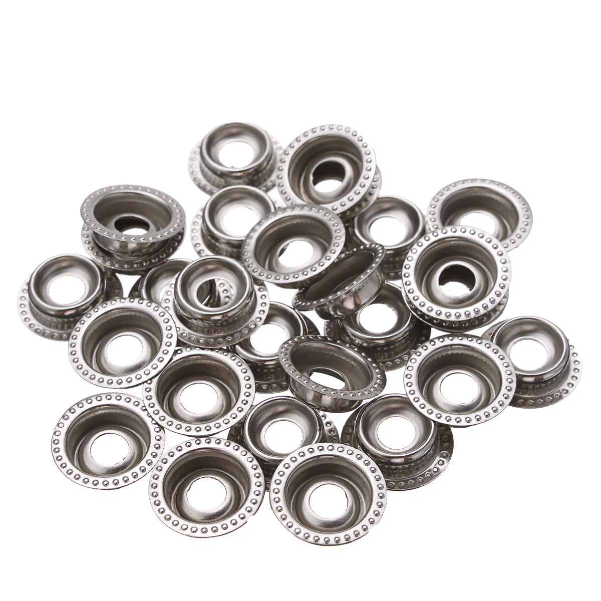 15mm Silver Press Stud Male Studs - Large (Pack of 1)
