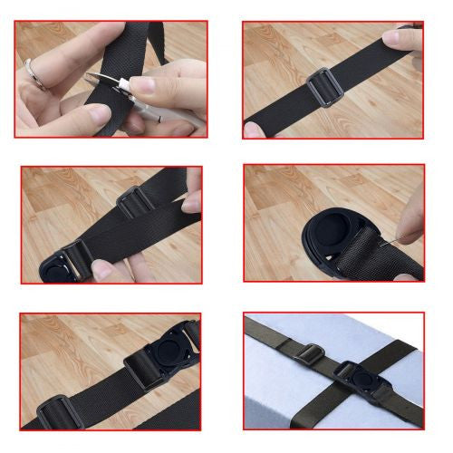 25mm Plastic Side Release Buckles & Triglide Sliders (Pack of 2)