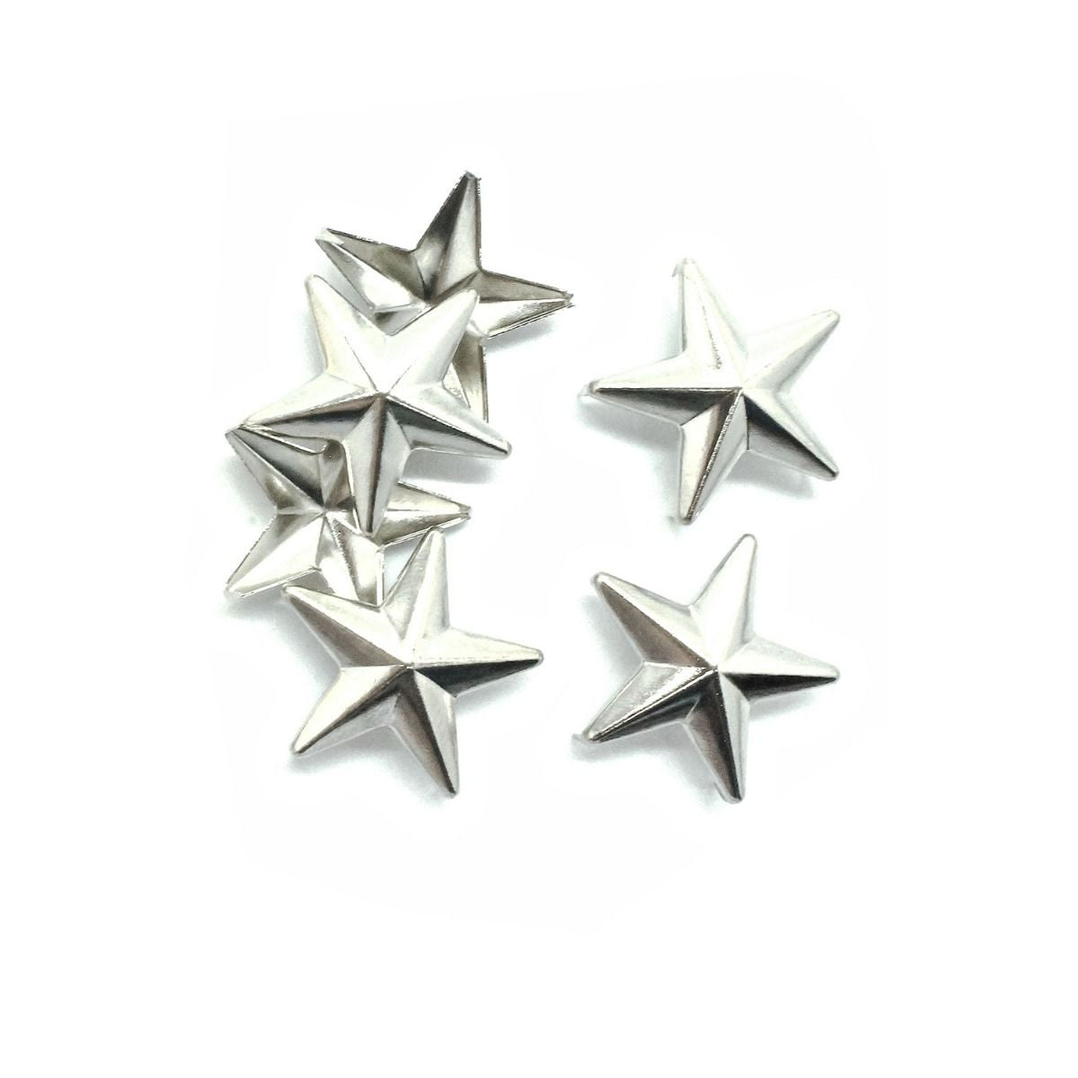 Star Head Punk Spike Studs (Pack of 25)