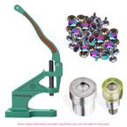 Double Cap Tubular Rivets Die Tool Set for Green Machine Hand Press