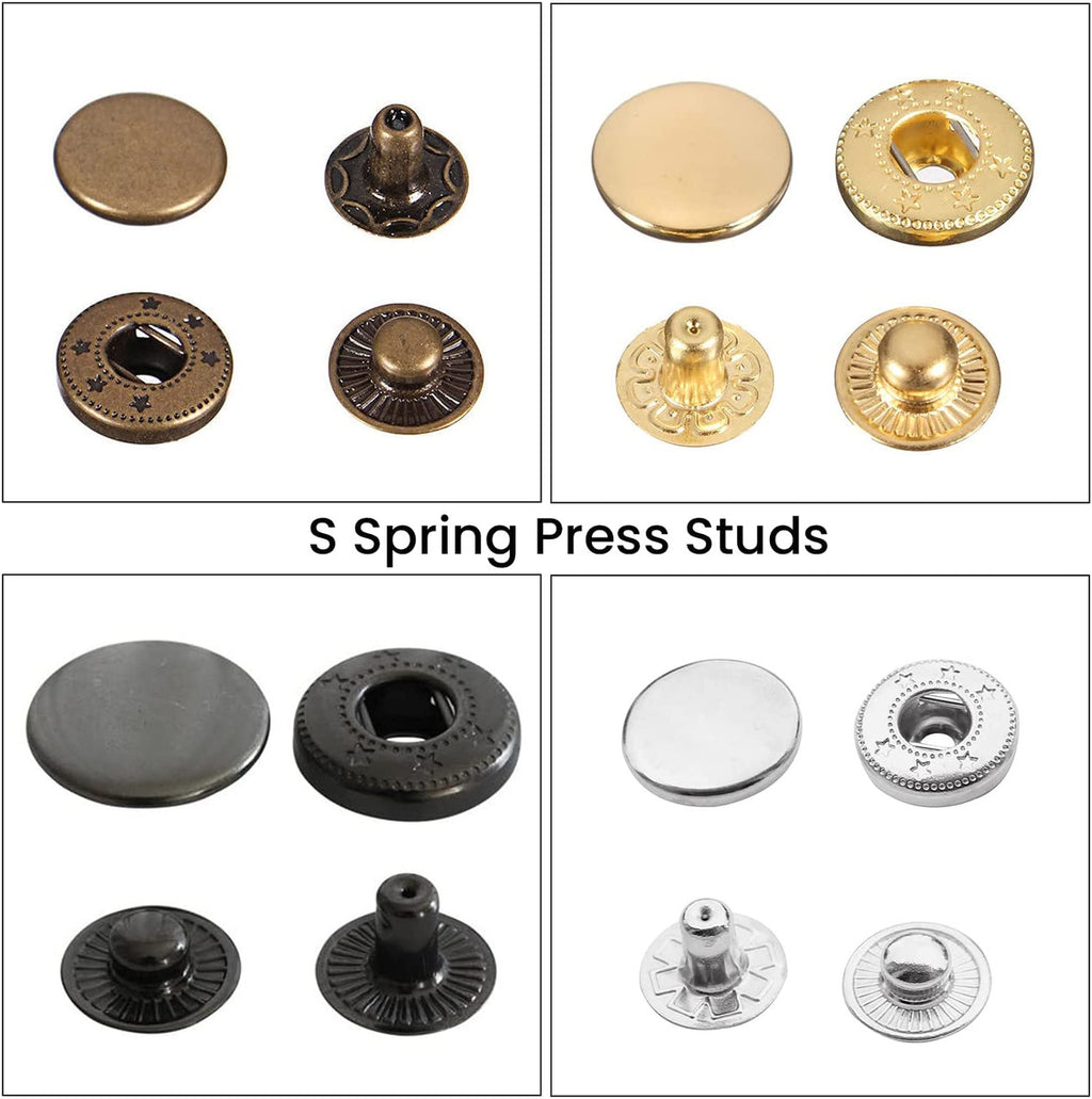 S Spring Press Studs
