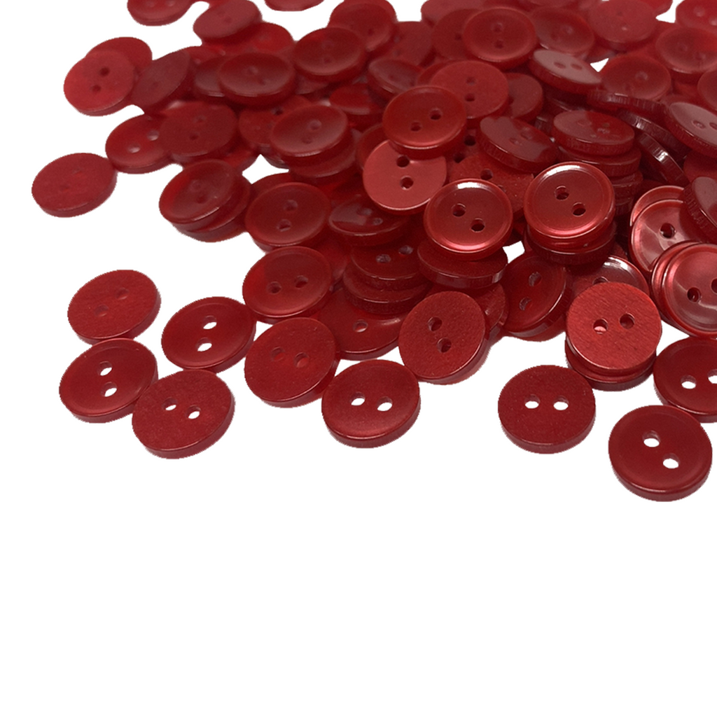 Round Plastic Assorted Buttons - 50g