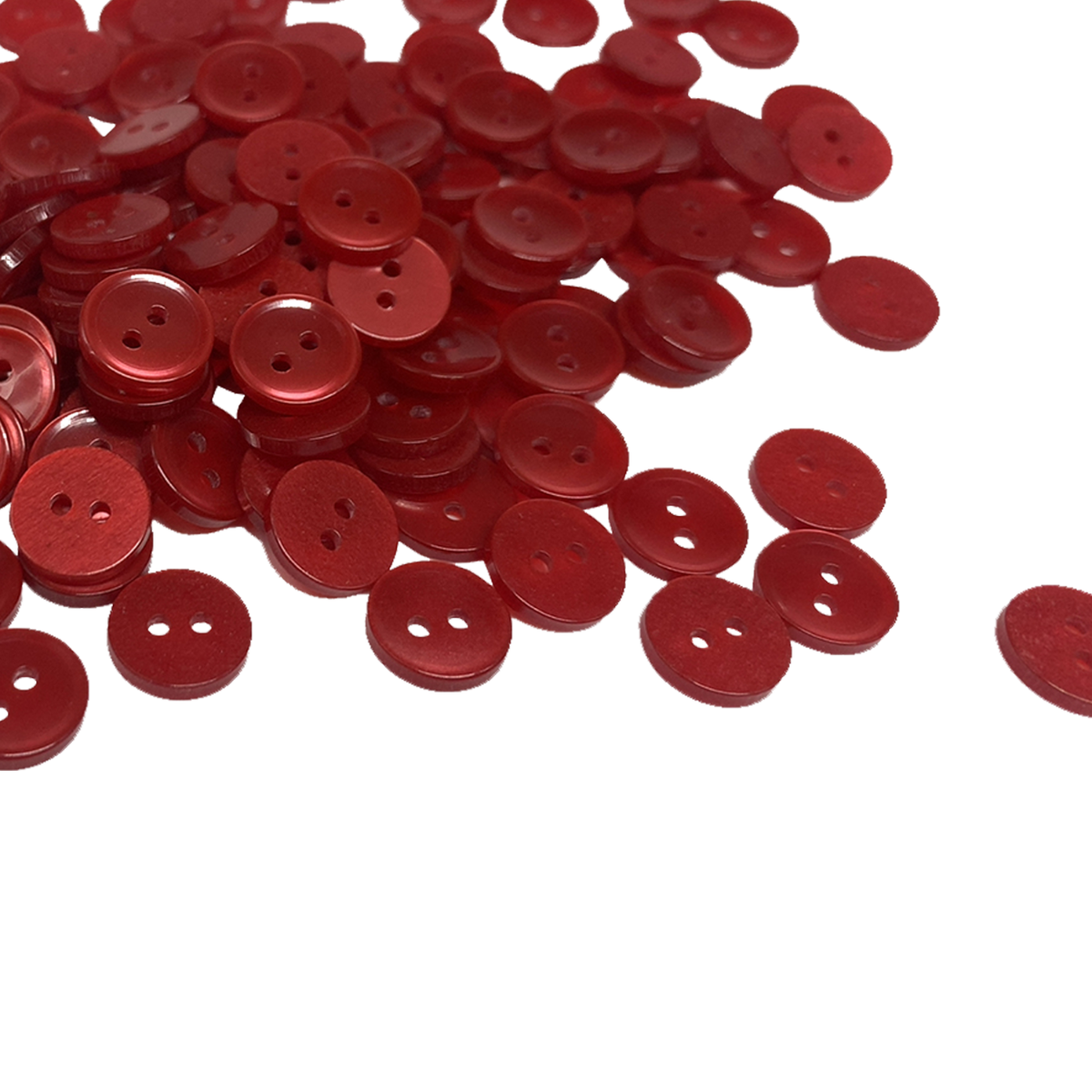 Round Plastic Assorted Buttons - 50g