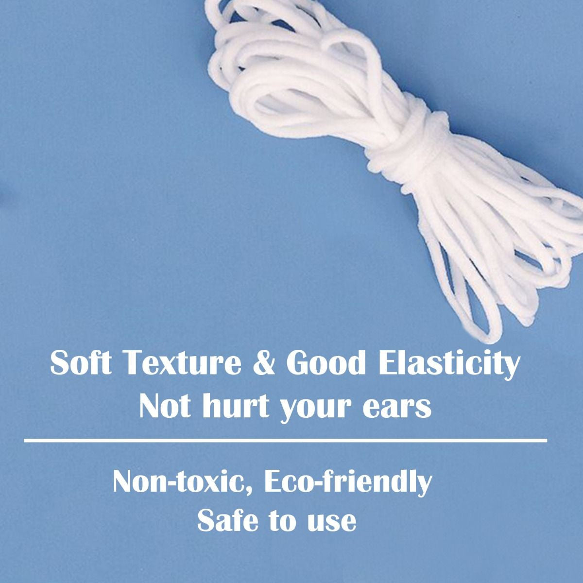 3mm Round Soft Elastic Cord