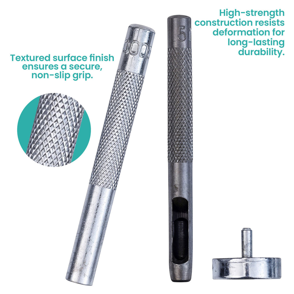 Eyelets with 3-Part Fixing Hand Tool