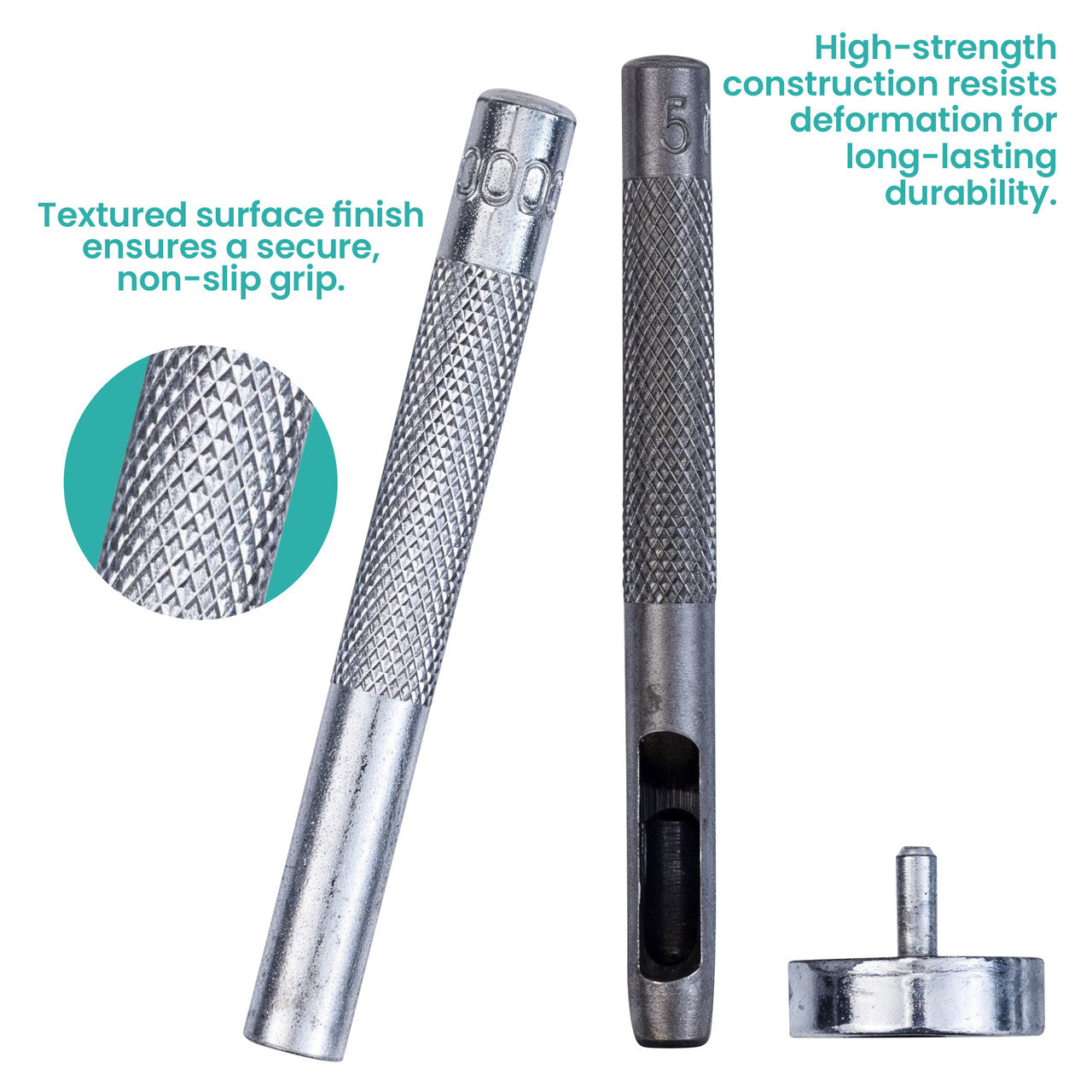 Eyelets with 3-Part Fixing Hand Tool