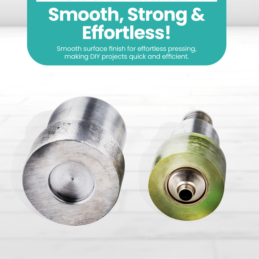 Double Cap Tubular Rivets Die Tool Set for Green Machine Hand Press