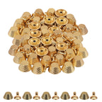 14mm Etched Mushroom Bag Feet Rivets - Pack of 25